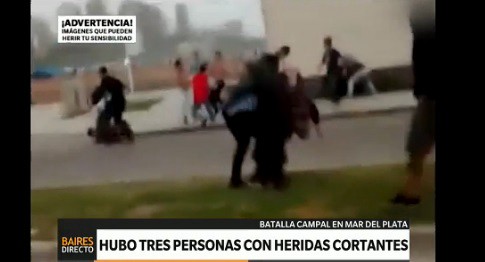 Batalla campal a la salida de un boliche en Mar del Plata