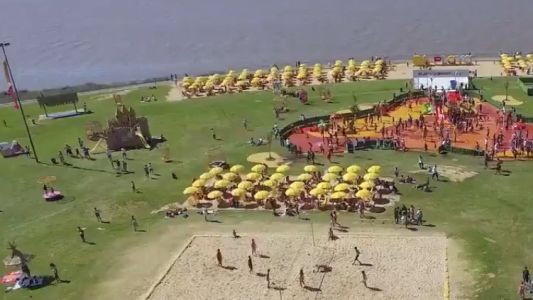 Se largó la temporada playera en la ciudad de Buenos Aires