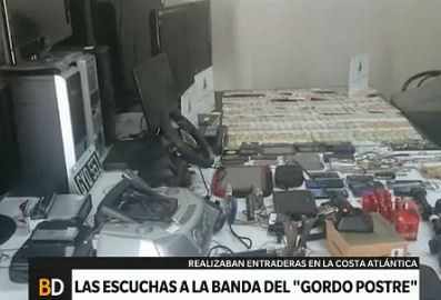 Las escuchas a la banda del "Gordo Postre"
