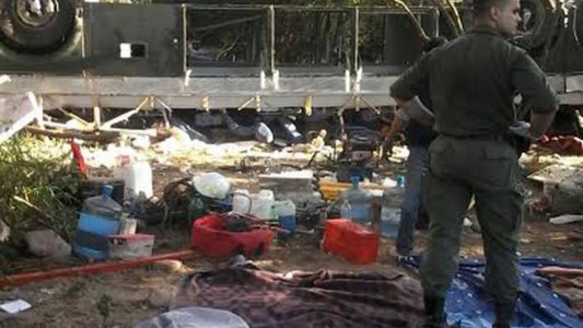 Salta: el micro había sufrido el reventón de un neumático