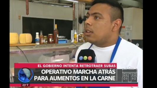 Operativo marcha atrás para el aumento de la carne