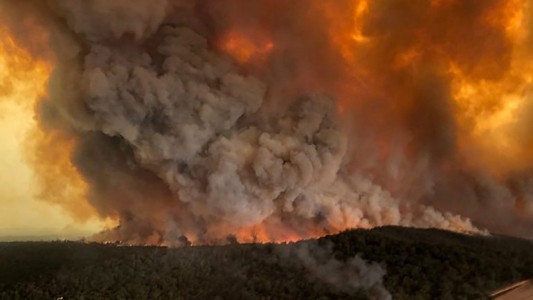 El humo de los incendios de Australia ya dio la vuelta al mundo