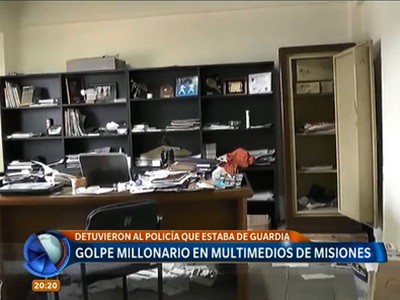 Millonario robo en un multimedios misionero