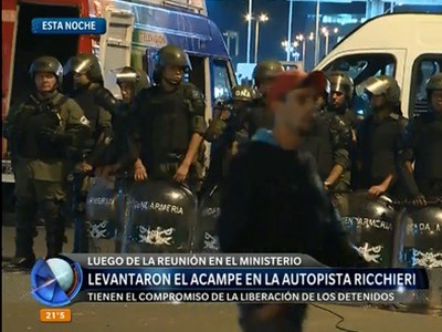 Trabajadores de Cresta Roja levantaron el acampe en Ezeiza