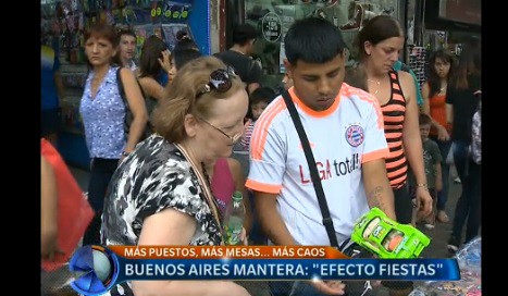 Buenos Aires mantera: "efecto Fiestas"
