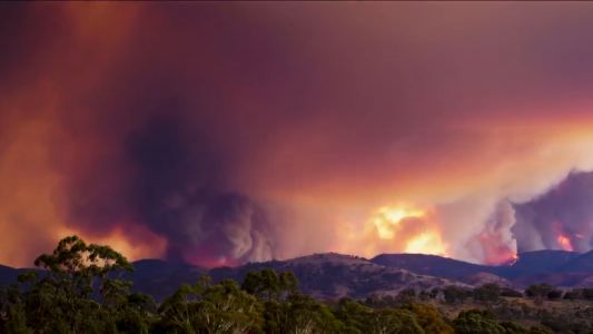 Fuego sin control en Australia