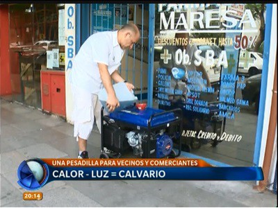 Cómo enfrentan los cortes comercios y edificios