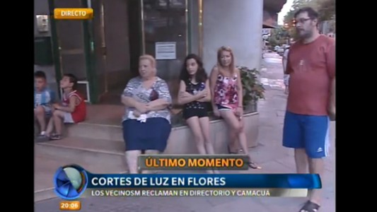 Cortes de luz en el barrio de Flores