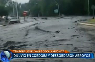 Desbordò en Còrdoba y desbordaron los arroyos