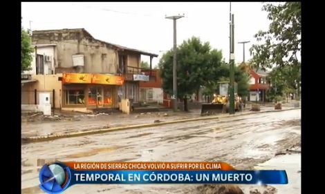 Temporal en Córdoba: un muerto