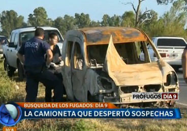 La camioneta que despertó sospechas