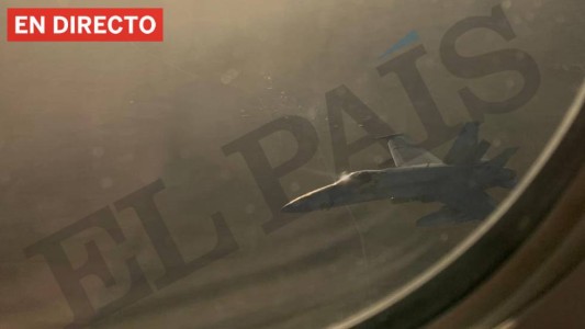 La foto y video desde adentro del avión de Air Canada en emergencia que sobrevuela Madrid