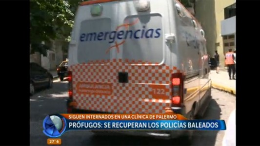 Prófugos: se recuperan los policías baleados
