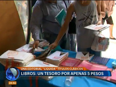 Libros: un tesoro por cinco pesos
