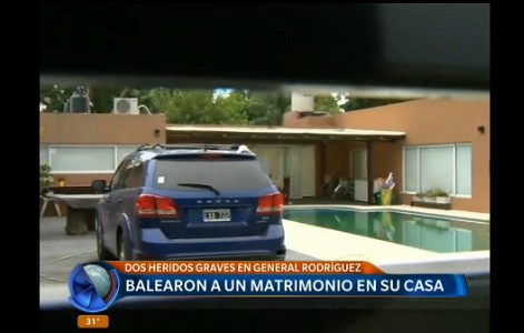 Balearon a un matrimonio en una asalto en General Rodríguez