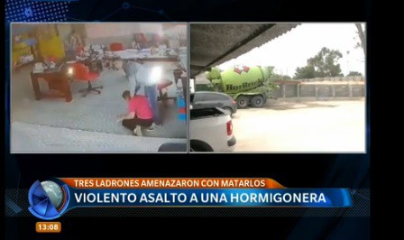 Violento asalto en una hormigonera en Llavallol