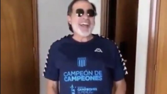 El video viral de Guillermo Francella que hace delirar a los hinchas de Racing