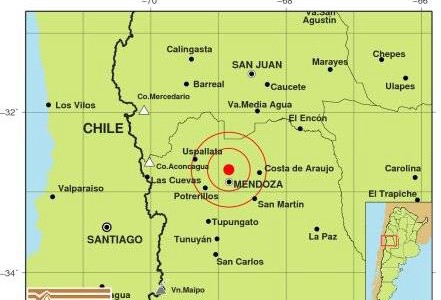 Dos sismos con un minuto de diferencia se registraron en Chile y Mendoza