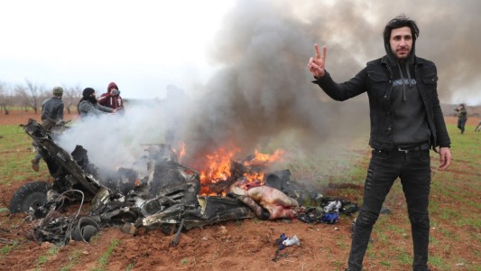 Así atacaron y derribaron un helicóptero de Siria