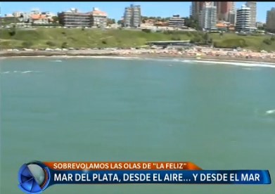 Mardel desde el aire...y desde el mar