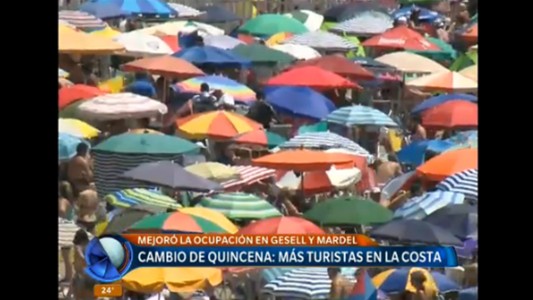 Cambio de quincena: más turistas en la Costa