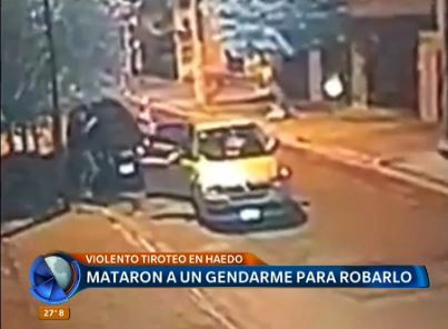 Video: mataron a un gendarme para robarle la camioneta