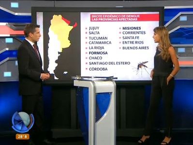 Brote epidémico de dengue: las provincias afectadas