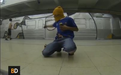 Detuvieron al líder de una banda de grafiteros