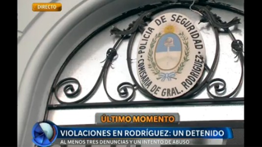 Violaciones en Rodríguez: un detenido
