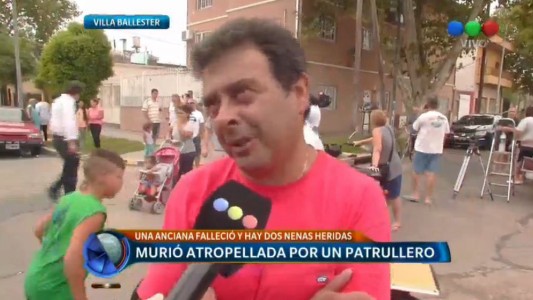 De contramano, un patrullero atropelló y mató a una anciana en Villa Ballester