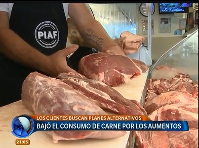 Bajó el consumo de carne para que bajen los precios
