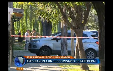 Asesinan a un subcomisario de la Policía Federal para robarle la camioneta