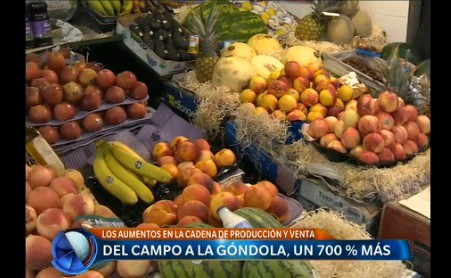 Aumentos de 700%, del campo a la gondola