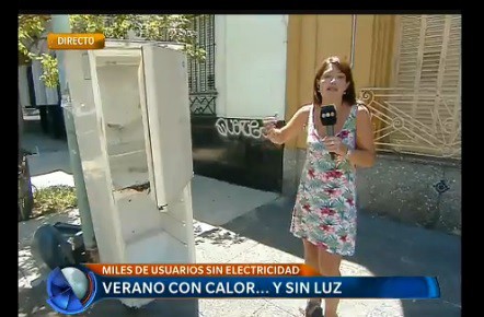 Verano con calor y sin luz