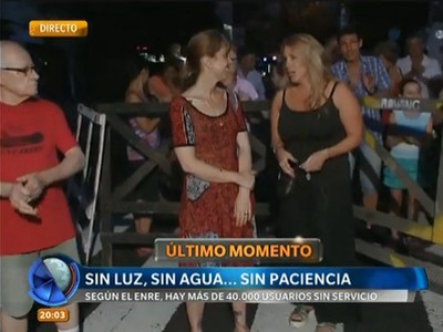 Sin luz, sin agua y sin paciencia