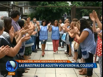 Volvieron a la escuela las maestras de Agustín Marrero