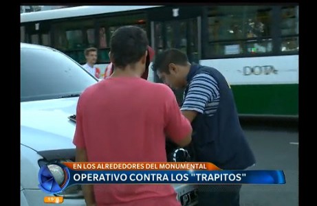 Operativo contra los trapitos en el Monumental