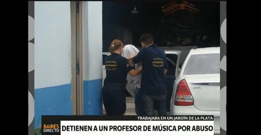 Detuvieron a un profesor de música acusado de abusar de niños en un jardín de infantes