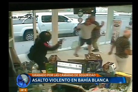 Video: asalto violento en Bahía Blanca