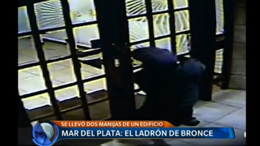 Mar del Plata: el ladrón de bronce