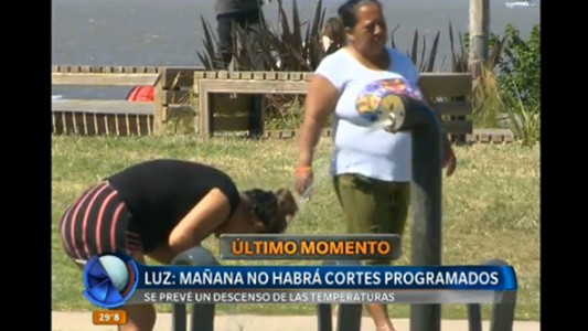 Luz: mañana no habrá cortes programados