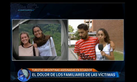 Familiares de las argentinas asesinadas en Ecuador apuntan a una red de trata de personas