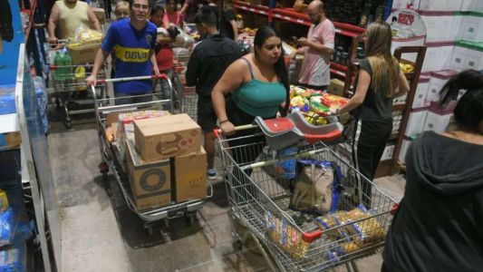 Violencia y caos en un supermercado mayorista mendocino, tuvo que intervenir la policía