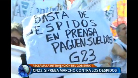 CN23: SiPreBA marchó contra los despidos