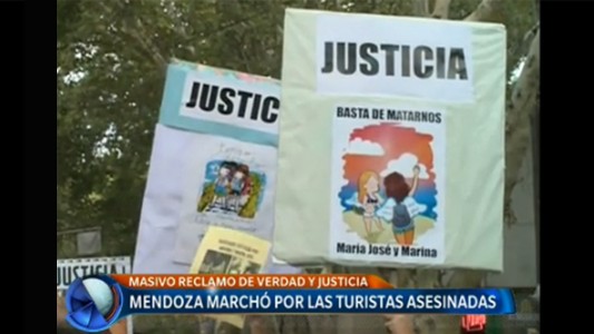 Mendoza se movilizó por las turistas asesinadas en Ecuador