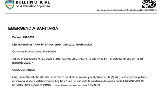 Investigan distribución de un falso decreto de cuarentena que circuló en redes