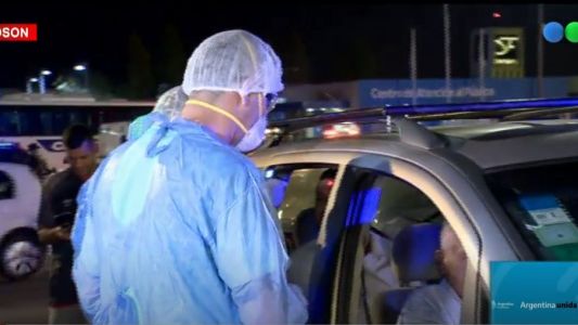 Activaron el protocolo de coronavirus durante un móvil en vivo
