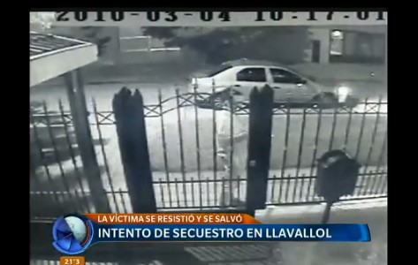 Video: intento de secuestro en Llavallol