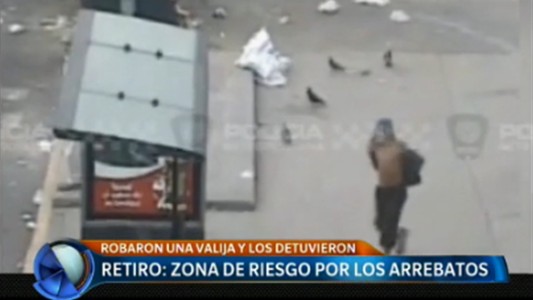 Retiro: zona de riesgo por los arrebatos