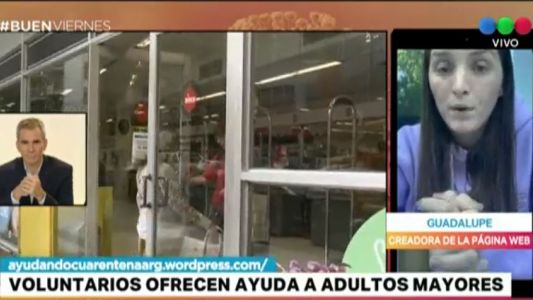 Solidaridad en tiempos de coronavirus: jóvenes se ofrecen a hacer las compras